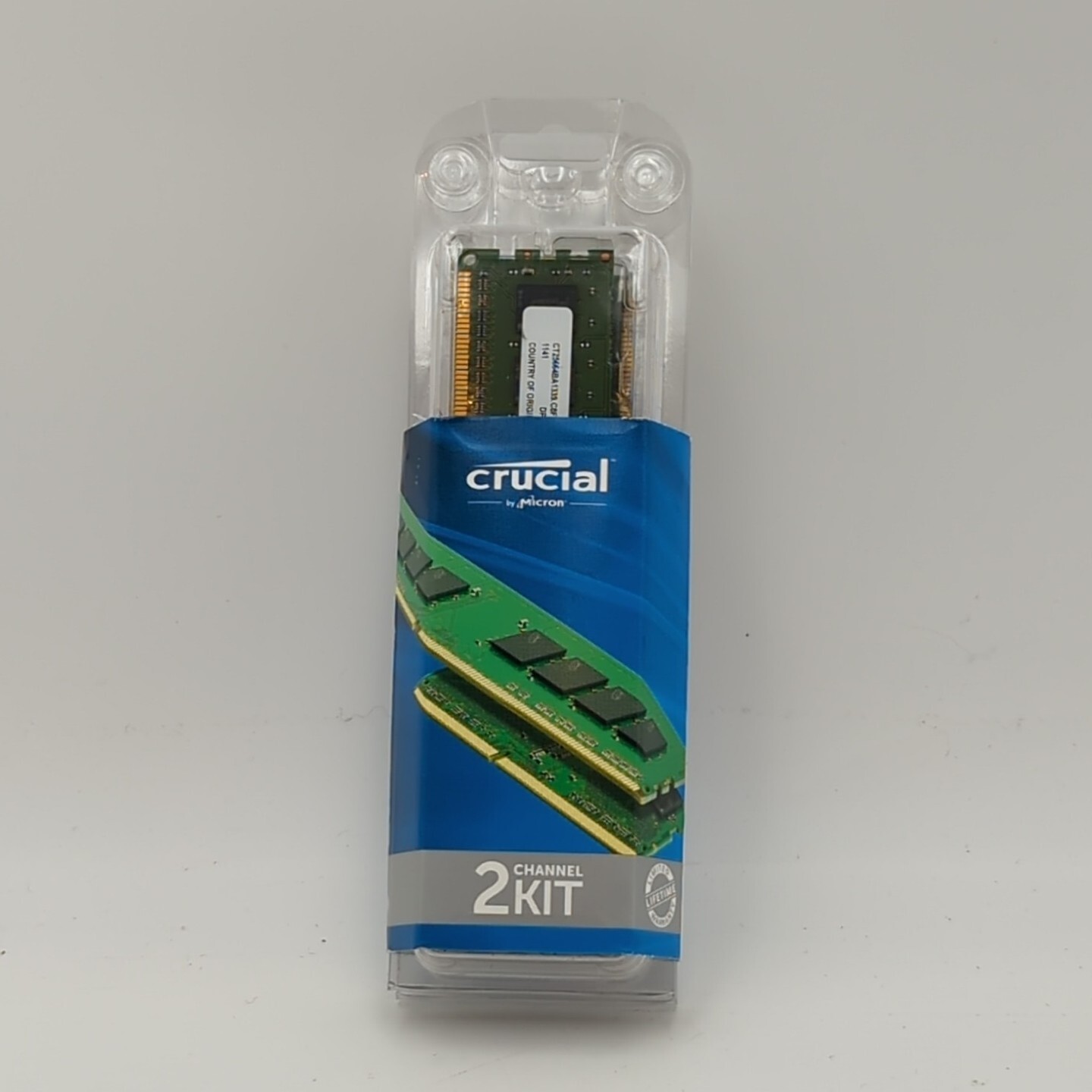 Crucial MEMORY 2GB 240-PIN DIMM 256MX64 DDR3 CT25664ABA1339.C8F1D 2 Channel Kit