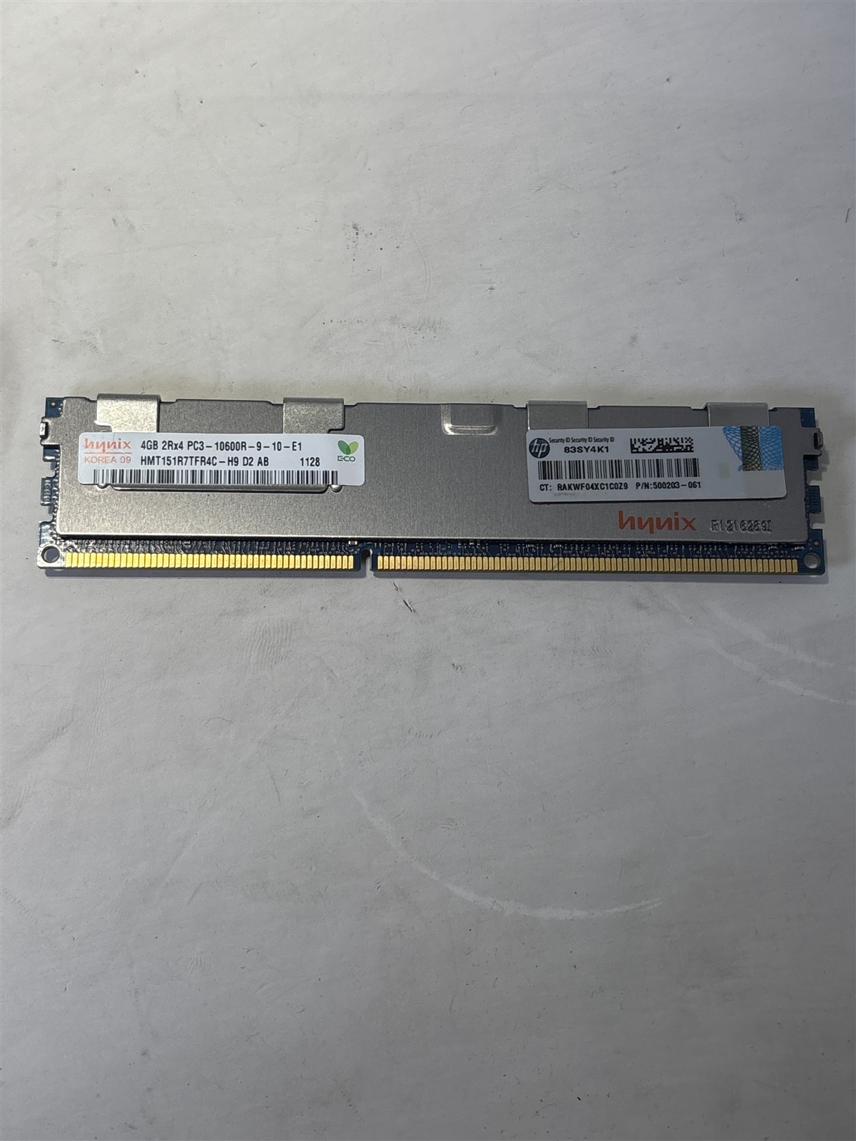 SK Hynix 72GB(4GBx18) 2Rx4 PC3-10600 DDR3-1333 Server RAM HMT151R7TFR4C-H9
