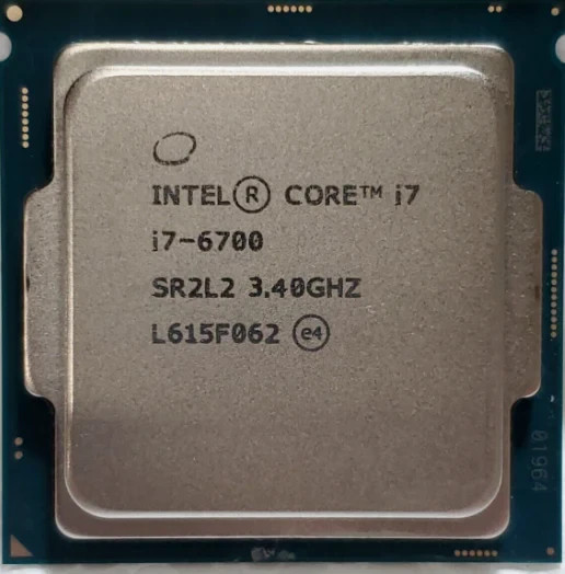 Intel Core i7-6700 Processor (3.40 GHz, 4 Cores, LGA 1151) – SR2L2