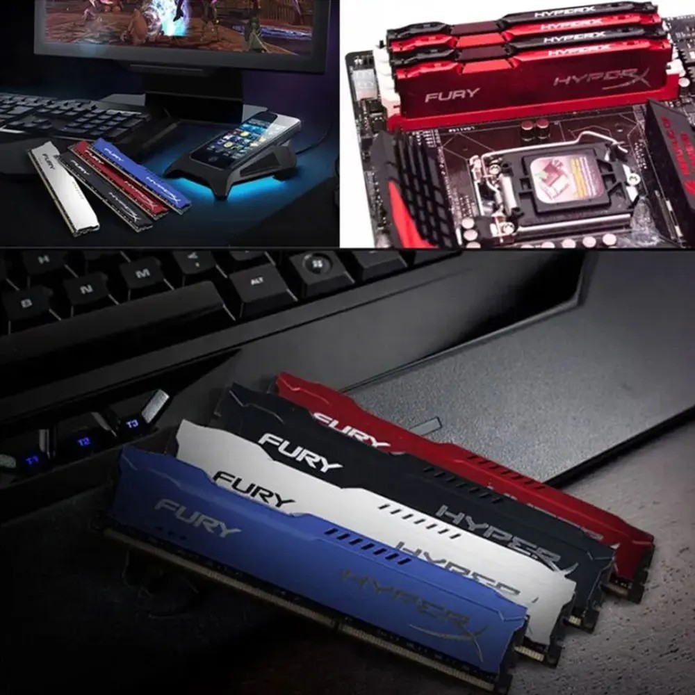 HYPERX FURY DDR3 8G 16G 32G KIT 1333MHZ Desktop DIMM Memory RAM 2X8GB 4X8GB 1.5V