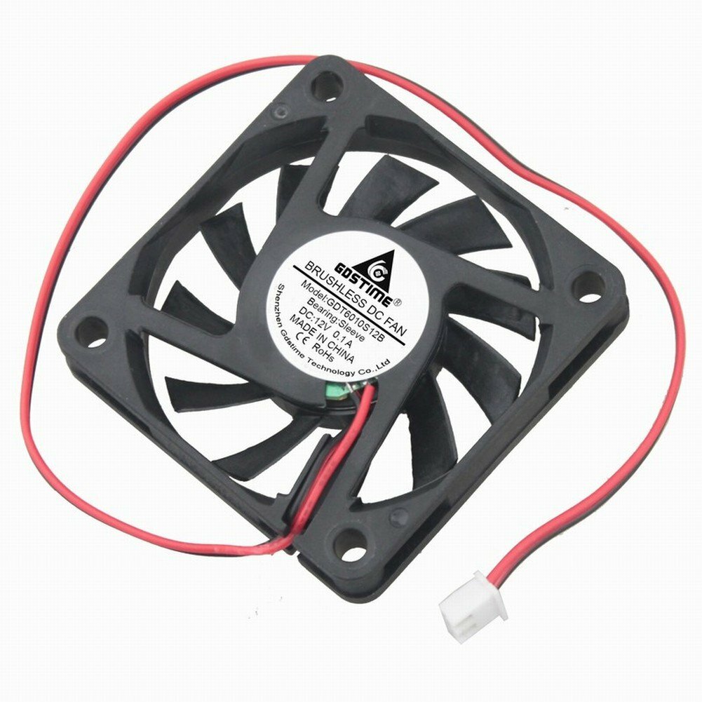 GDT6010S12B 12V DC 0.1A 60mm Cooling Fan 60x60x10mm for CPU PC Printer Laser