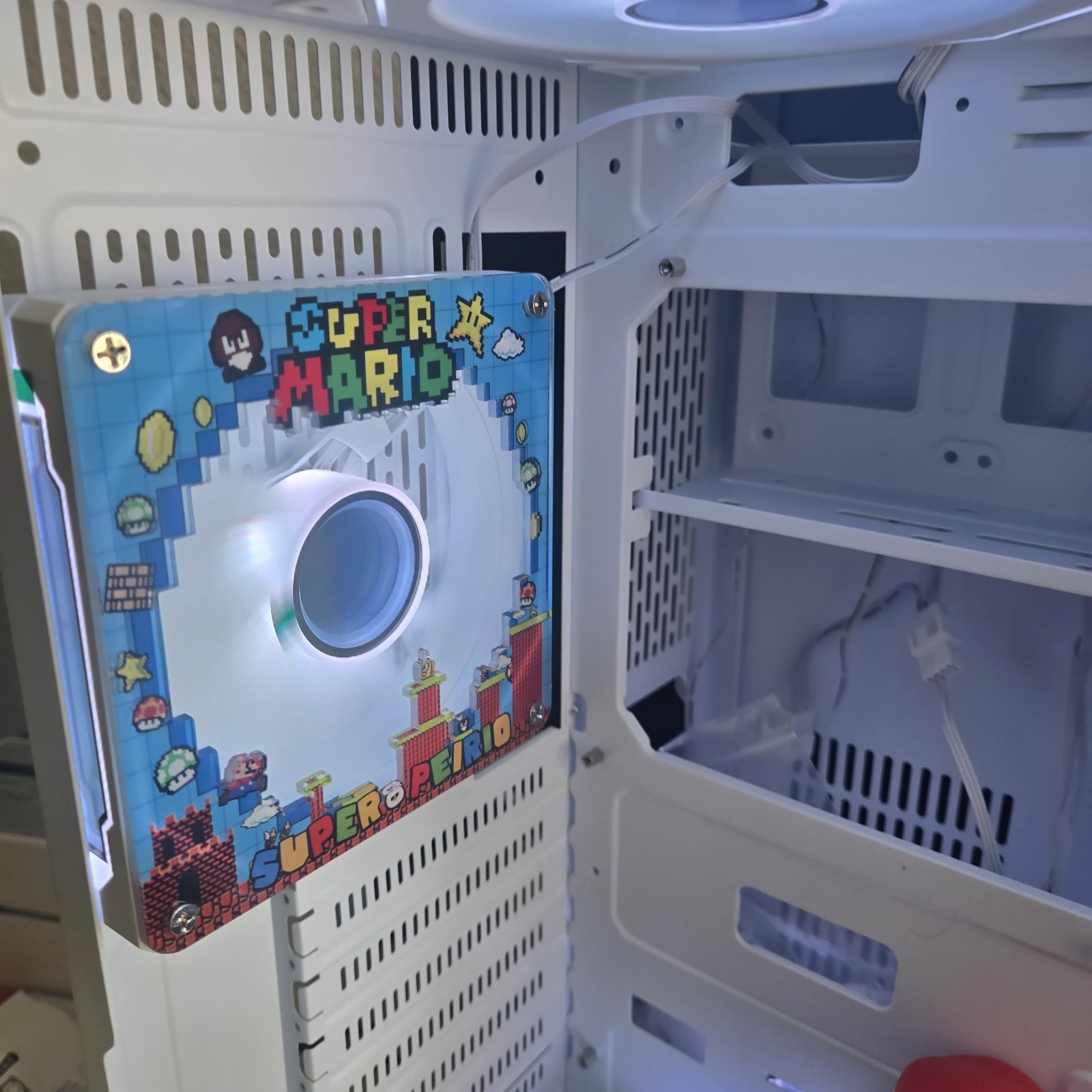 Super Mario Bros Custom PC Case Diorama Kit – World 1-1 Edition (No Fans)