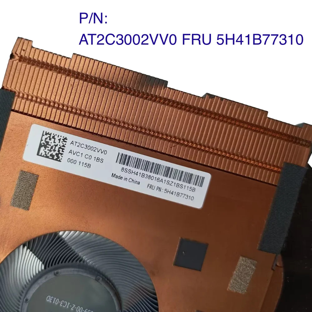 For Lenovo ThinkPad T15p P15v Gen2 Gen3 AT2C3002VV0 CPU Fan Radiator 5H41B77308