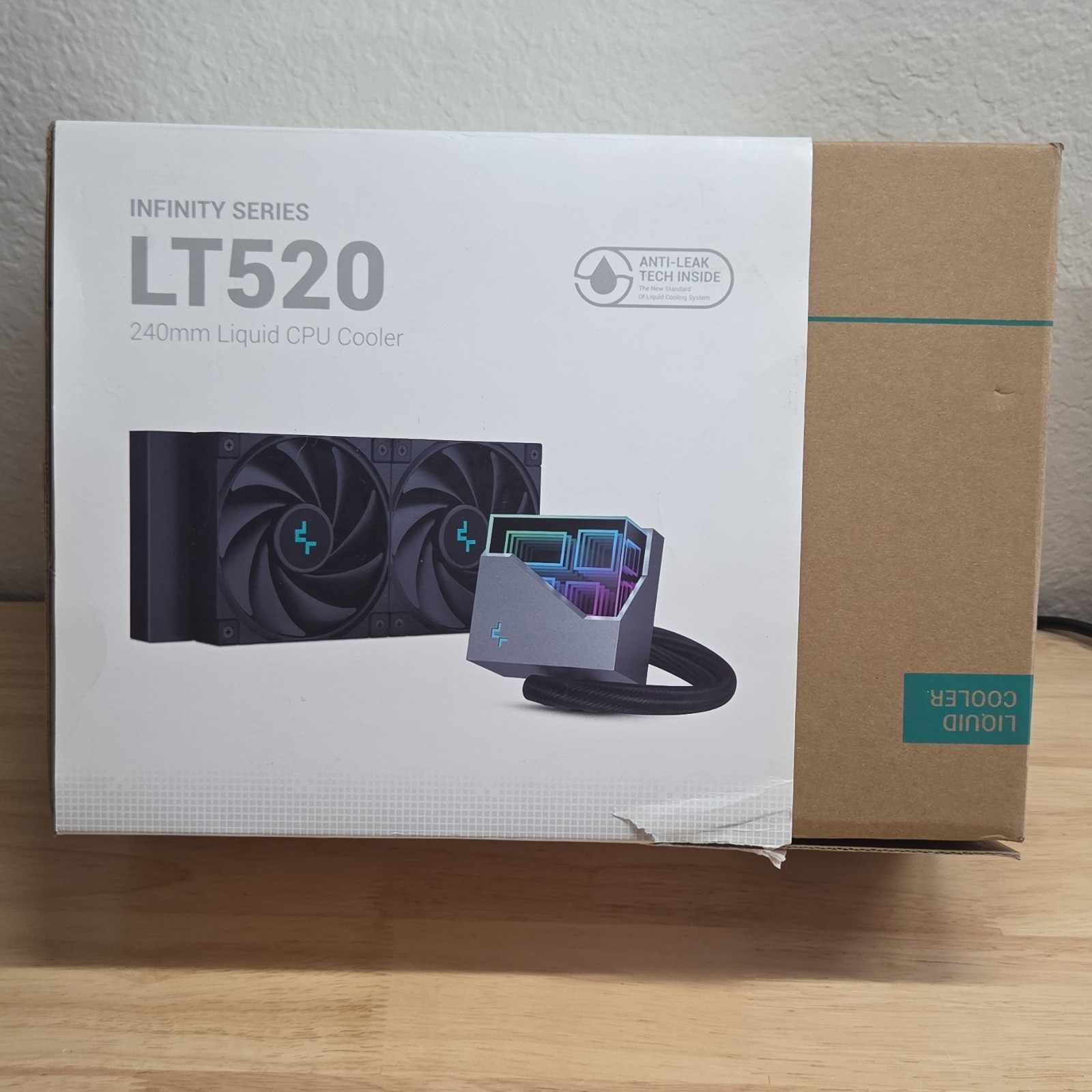 Deepcool LT520 240mm RGB Liquid CPU Cooler Fluid Dynamic Bearing Black