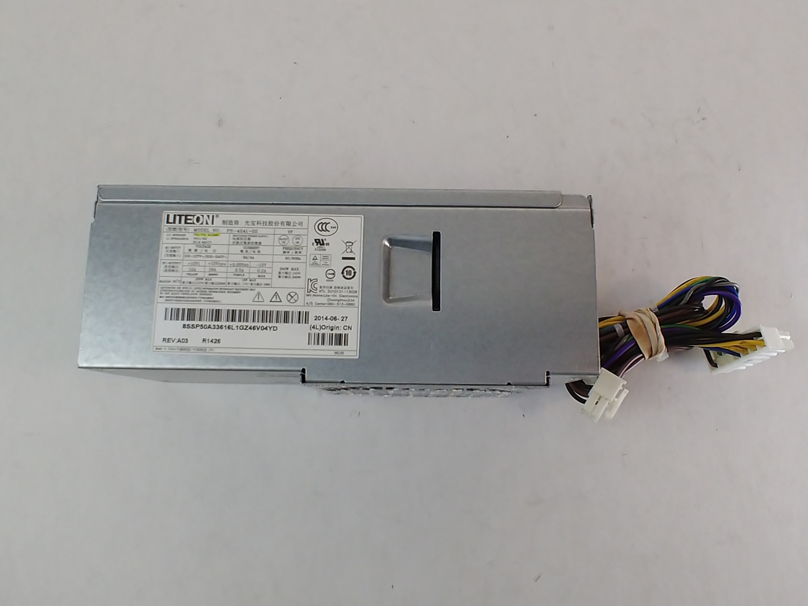 Lenovo ThinkCentre M83 SFF 14 Pin 240W Desktop Power Supply 54Y8901