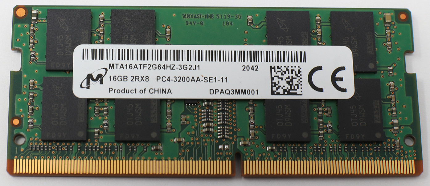 Micron 16GB PC4 DDR4-3200AA Memory MTA16ATF2G64HZ *TESTED*