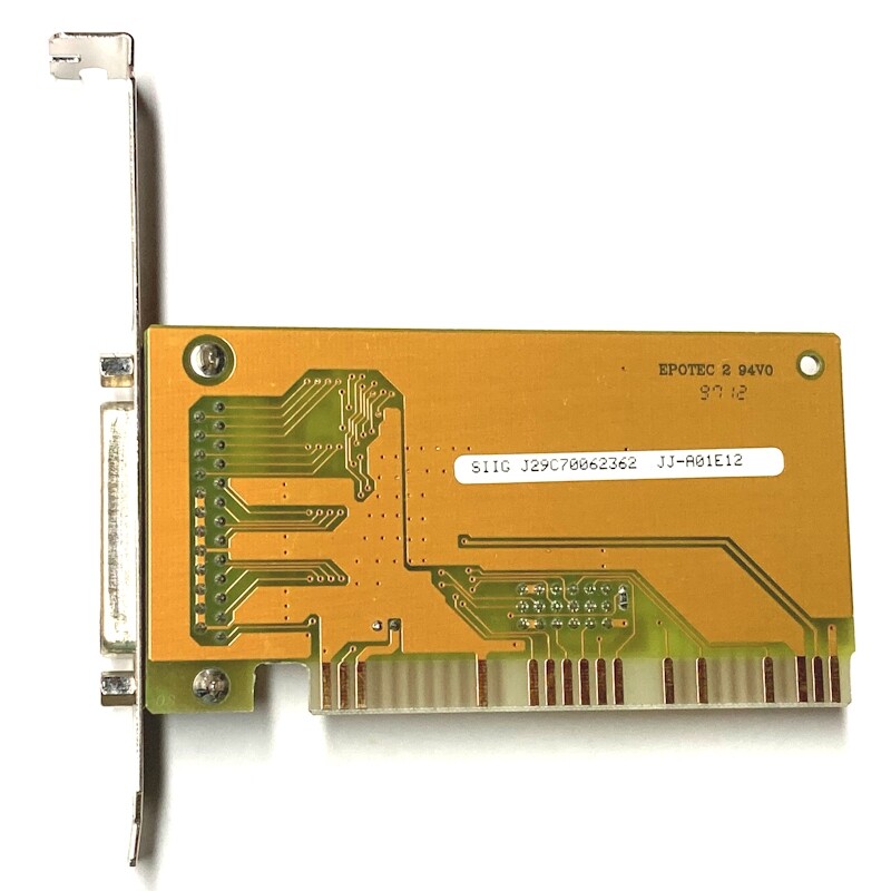 SIIG DB25 Pin Female IEEE 1284 Parallel Printer Add-on Port PCI Mounting Bracket