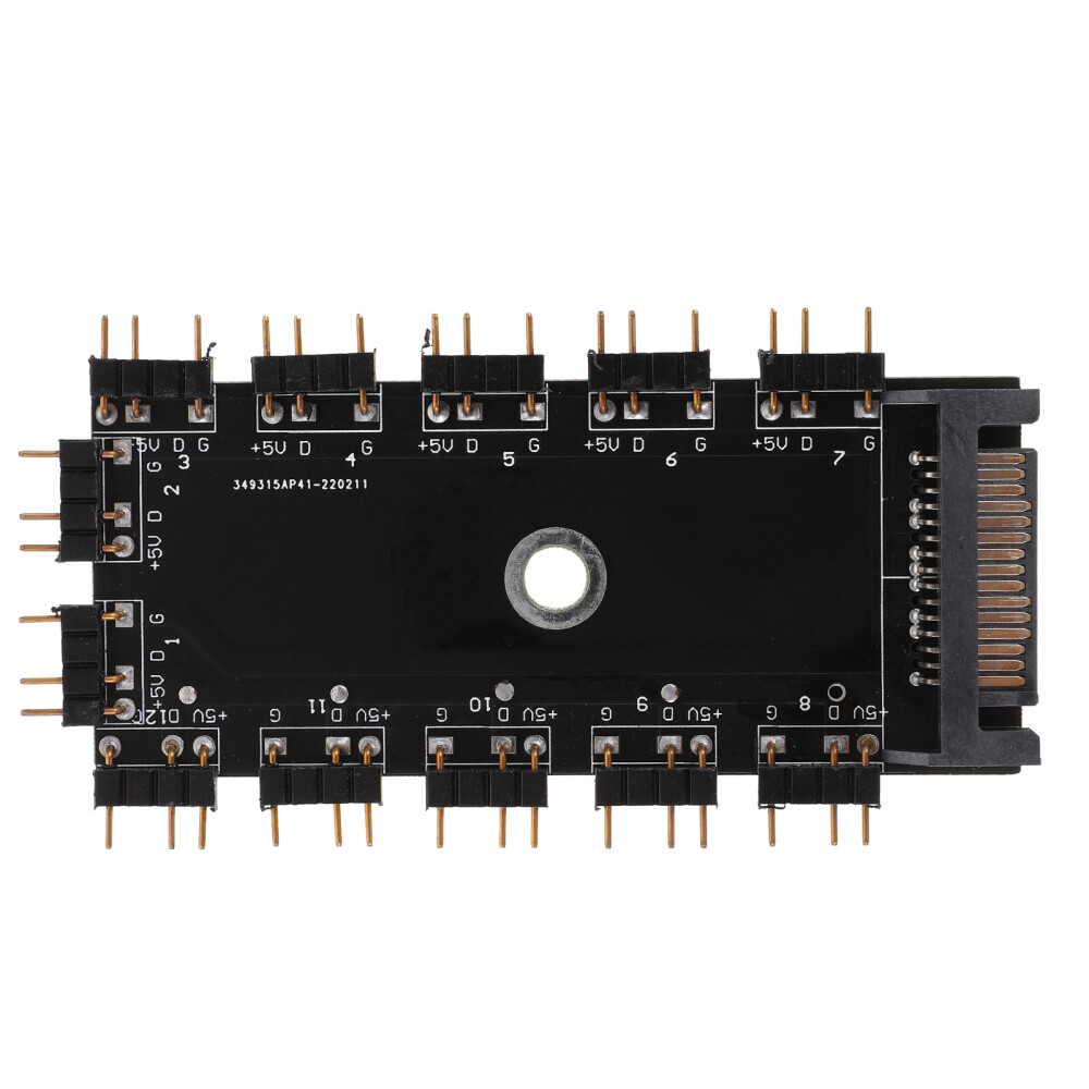 Electronic Rgb Hub Professional Argb Multi-use Fan Controller