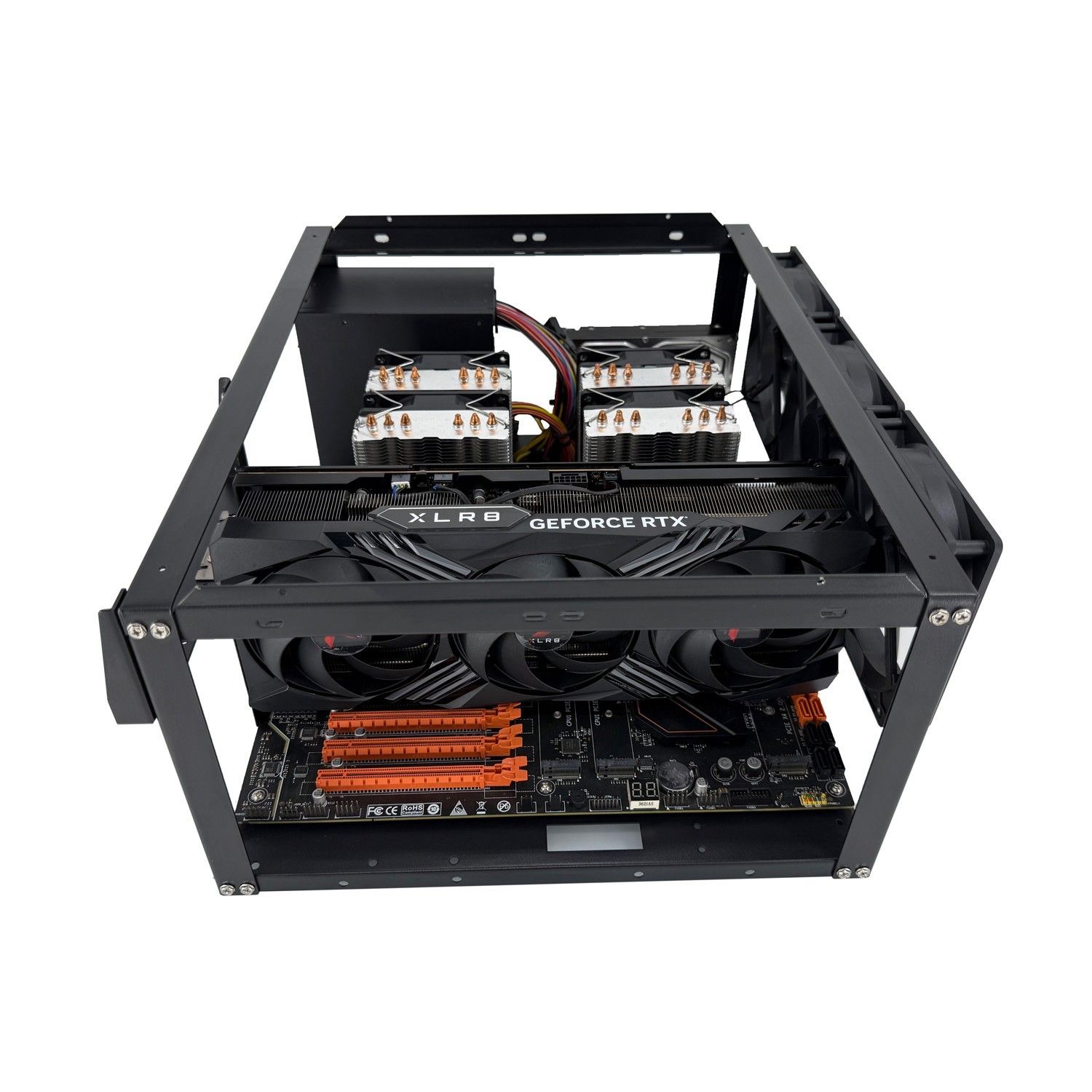 E02 Stackable Open Air Test Bench DIY PC chassis Fits ATX E-ATX X79 X99 Mobo