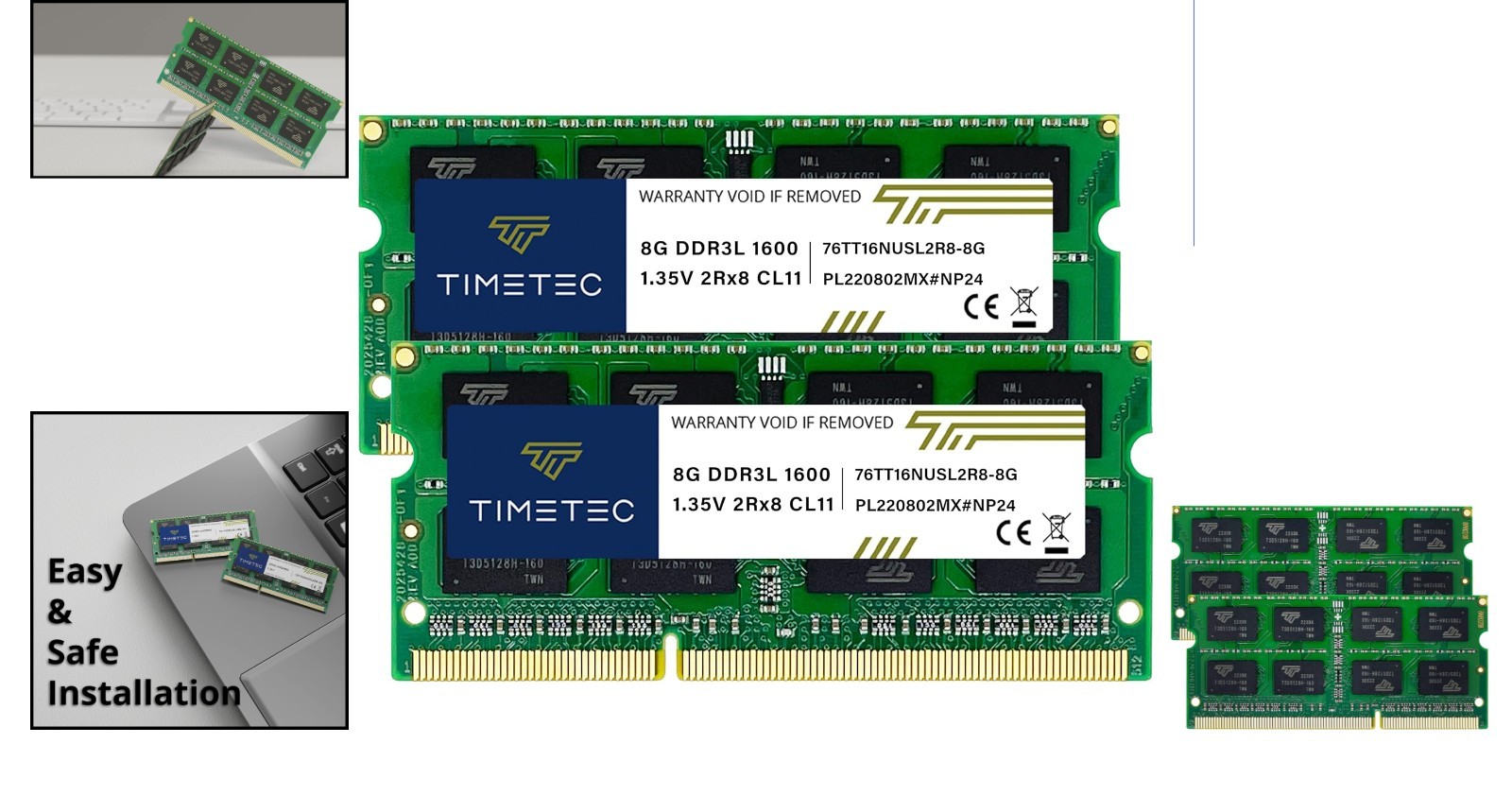 Upgrade to 16GB DDR3L Laptop Memory – 1600MHz CL11 SO-DIMM Kit