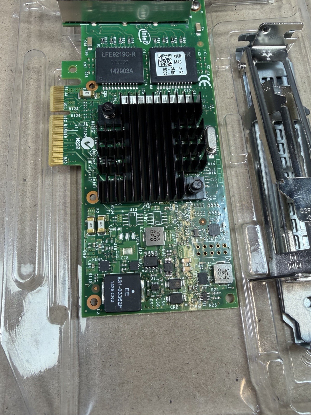 Dell X8DHT Intel i350-T4 Quad-Port GbE 1GB RJ45 Ethernet Server Adapter Standard
