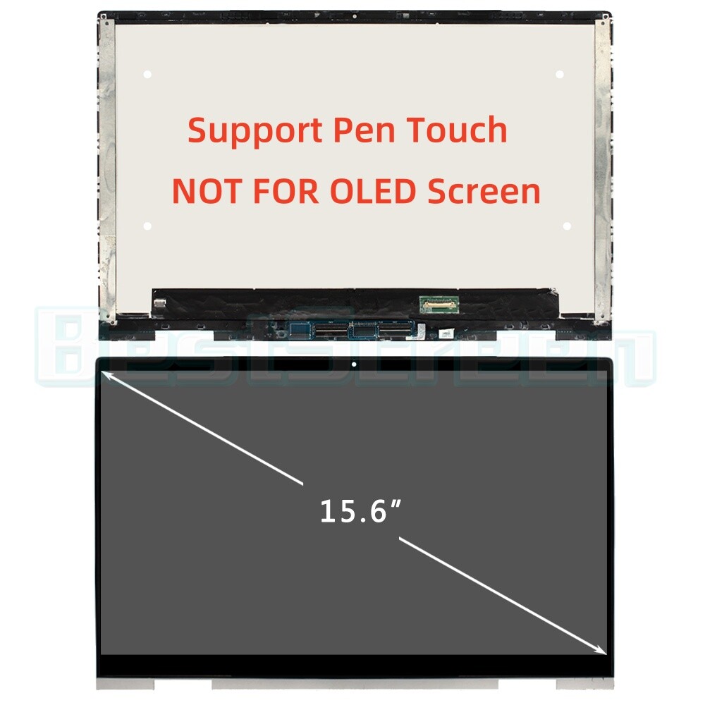 NV156FHM-N4T LCD Touch Screen Digitizer + Bezel for HP Envy x360 15t-ed000 15-ed