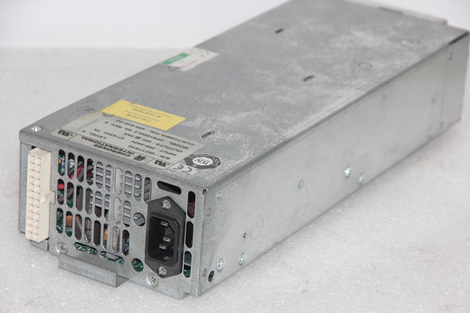CHEROKEE INTL DPS1200L2 405-648-00 24V 24A Power Supply 200-240V Input