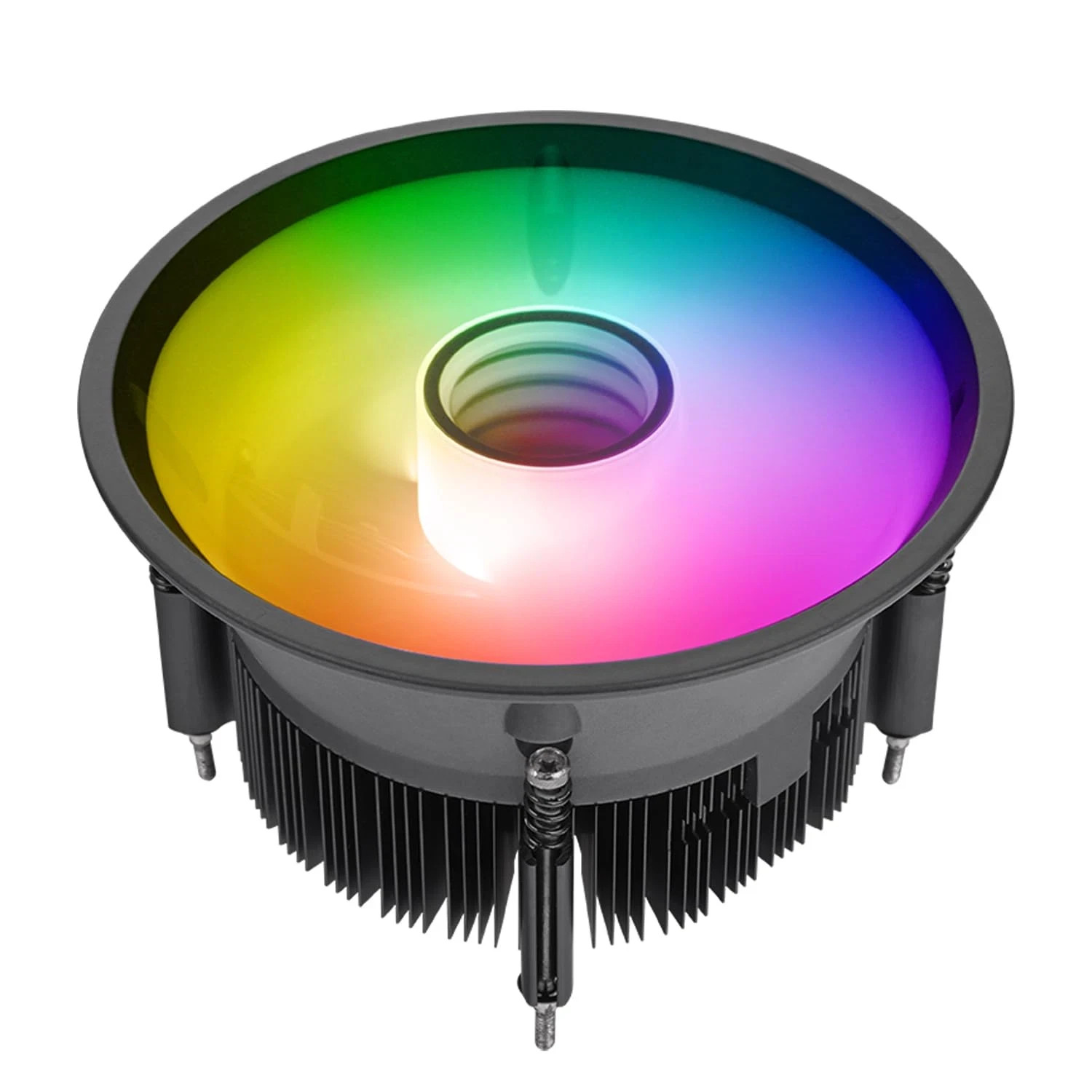 UX150 ARGB CPU Cooler; Copper Base/Aluminum Fins; 130Mm PWM Fan; 500~2400 RPM; L