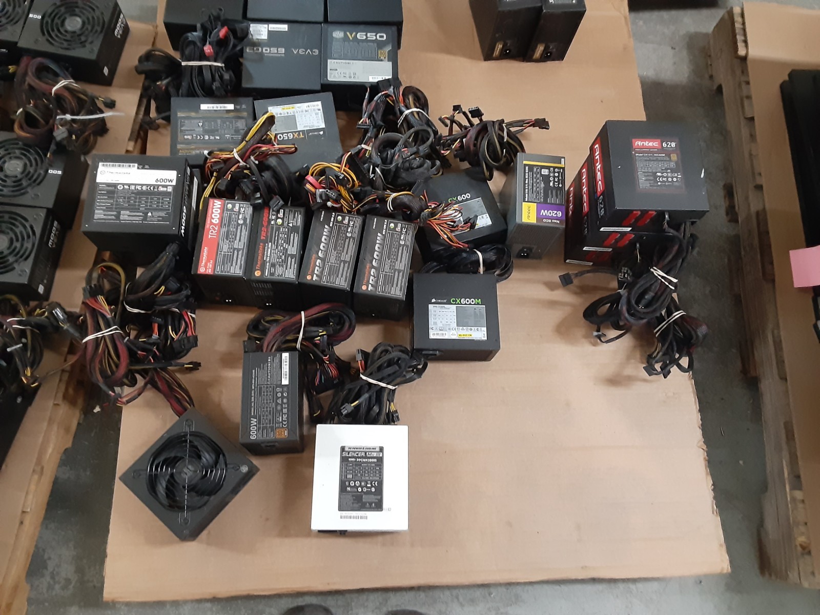 *LOT OF 6* Mixed Brand Power Supply Units | 500W-650W | See Photos/Description