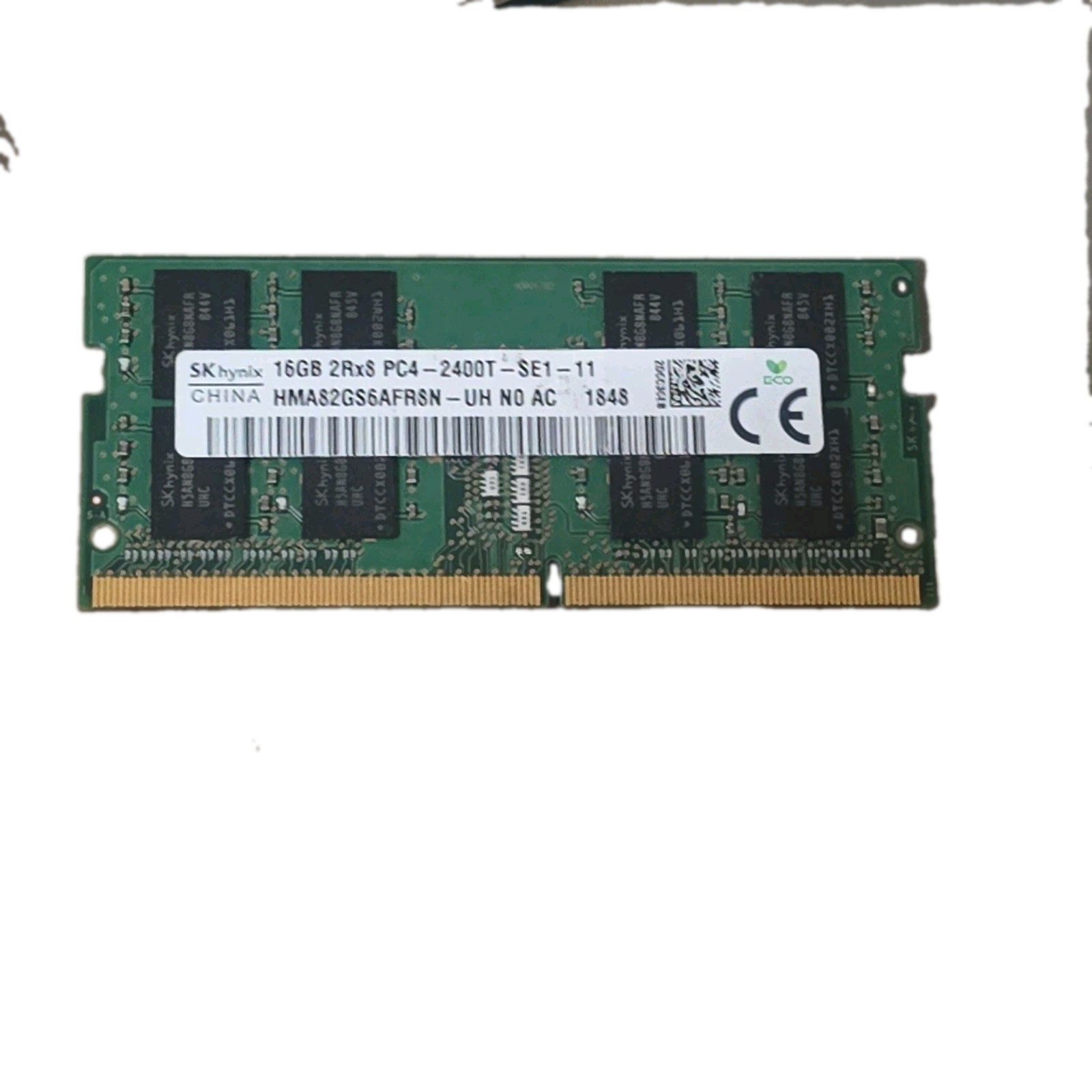HYNIX 16GB(1x16GB) 2Rx8 PC4-2400T SODIMM LAPTOP MEMORY HMA82GS6AFR8N-UH