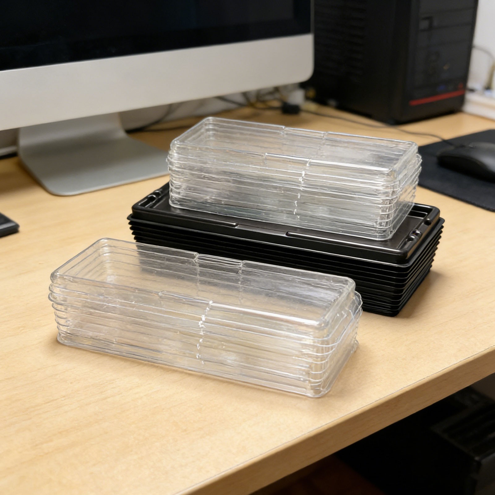 Long Dimm Memory Holder Case Clamshell for DDR, DDR2, DDR3, DDR4 and DDR5