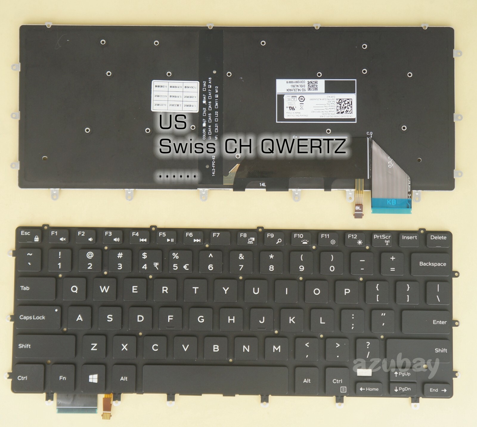 Keyboard for Dell Precision 5510 M5510 5520 5530 5540 0GDT9F 2JGWG GY76P Backlit