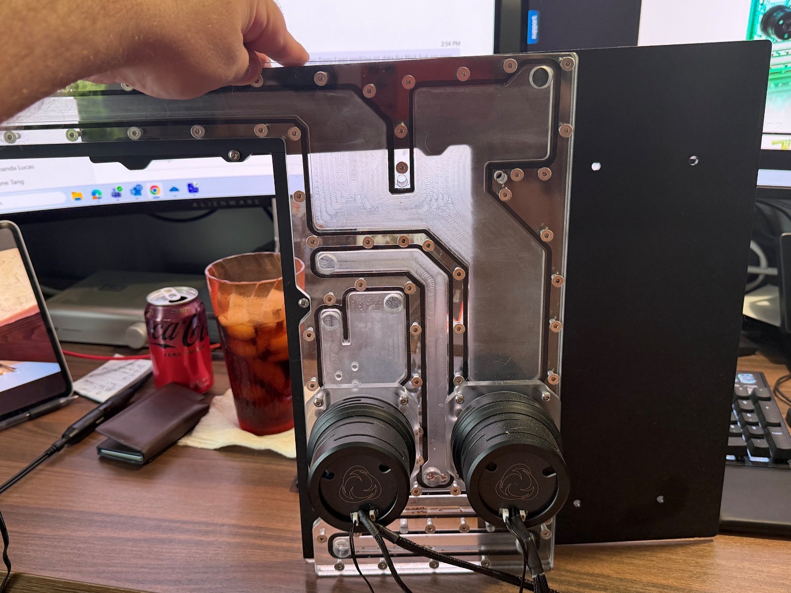 Singularity Computers Corsair 1000D/9000D Dual Loop Distro Plate
