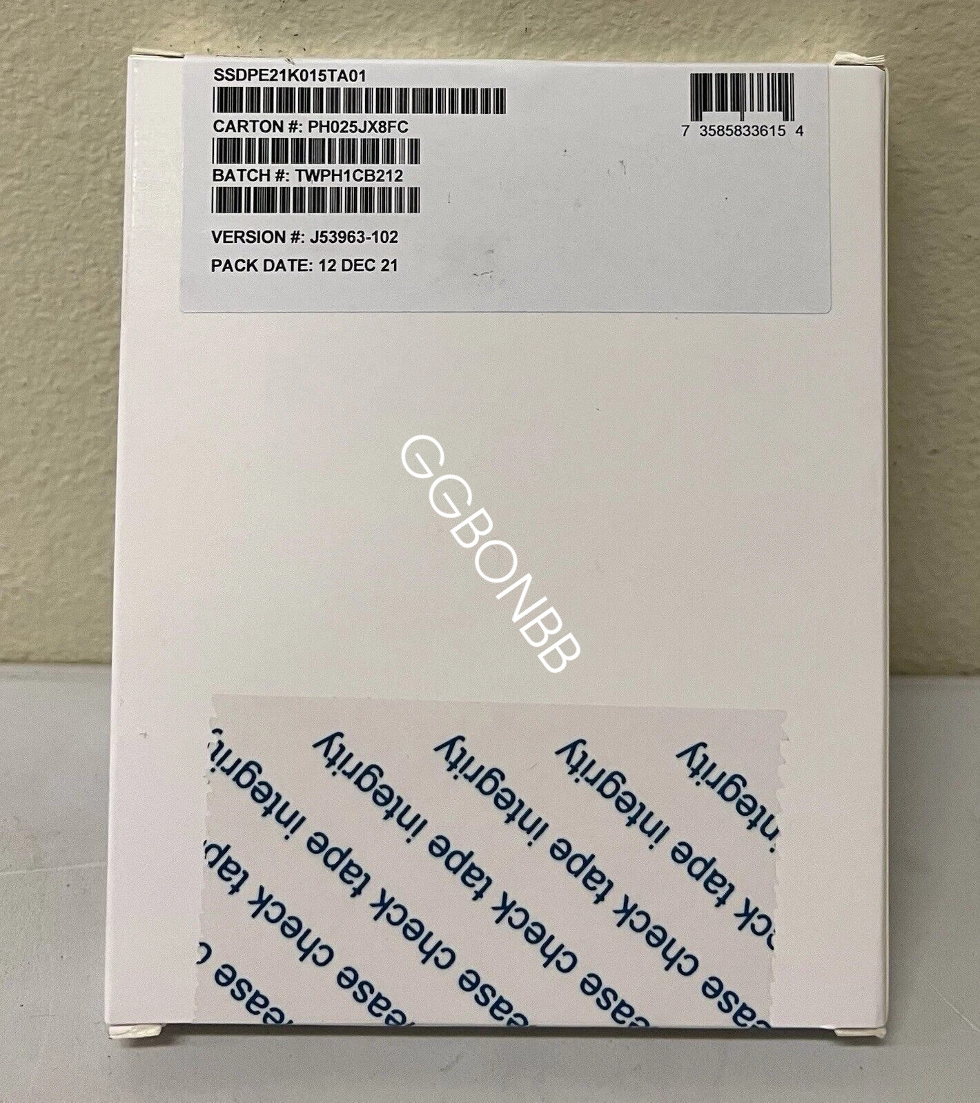 Intel Optane P4800x 1.5TB 2.5″ 6Gb/s U.2 NVME PCIE SSDPE21K015TA SSD
