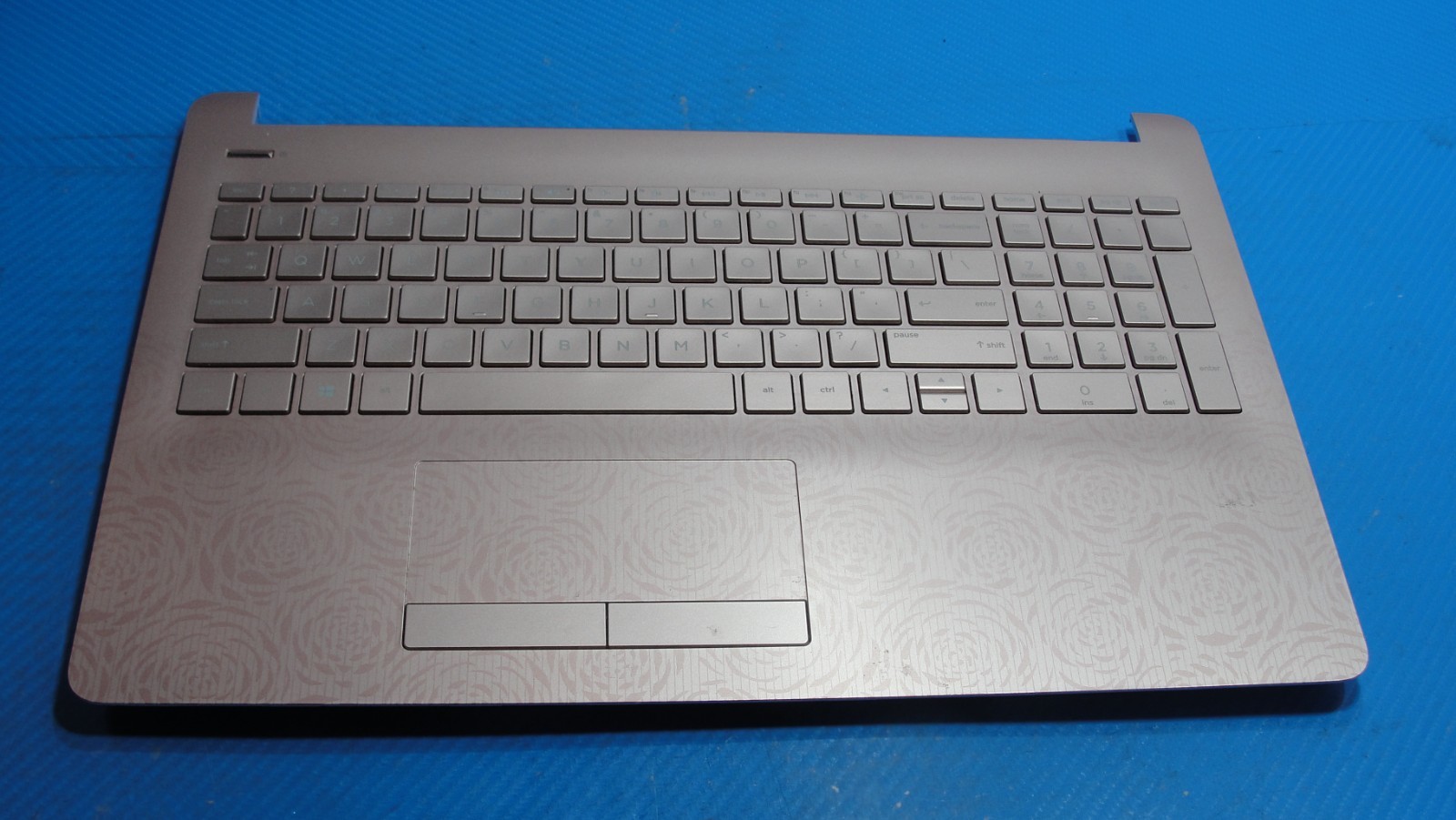 HP 15-bs027cy 15.6″ Palmrest w/Touchpad Keyboard AP204000641 Pink