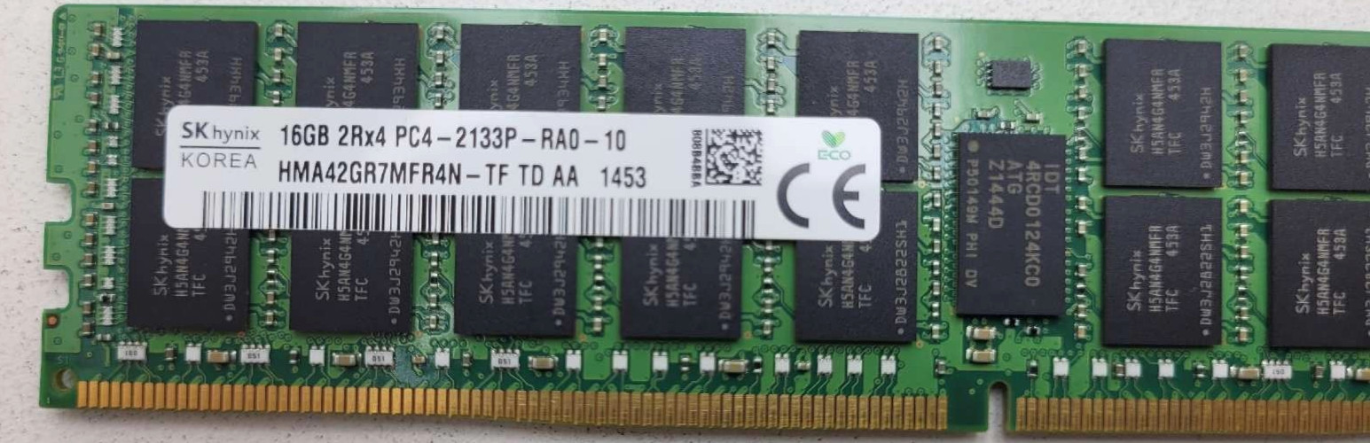 SK hynix HMA42GR7MFR4N-TF 16GB DDR4 ECC RDIMM 2Rx4 PC4-2133P RAM Tested