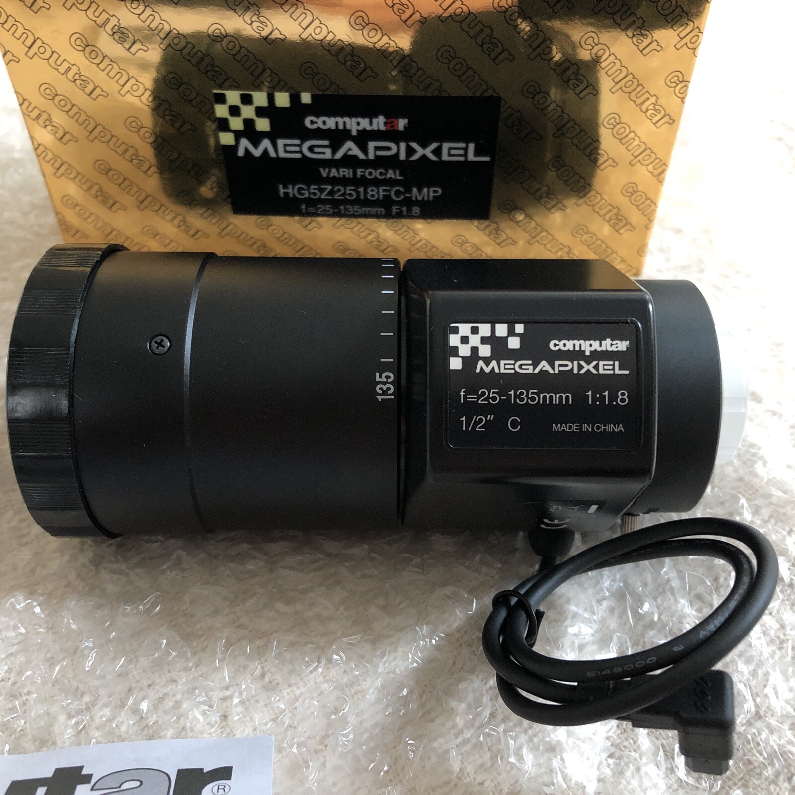 NEW IN BOX Computar HG5Z2518FC-MP 1/2 25-135mm 3 million pixels Auto Iris