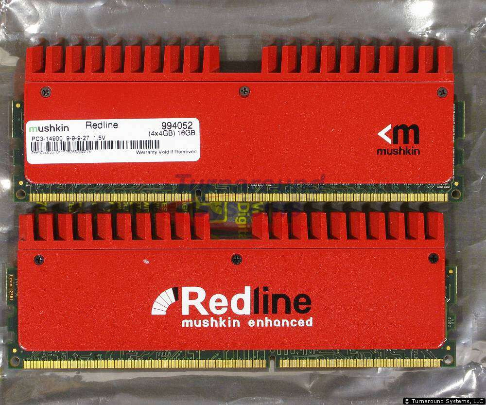 Mushkin PC3-14900 RAM, 2x 4GB, 8GB Total, Guaranteed