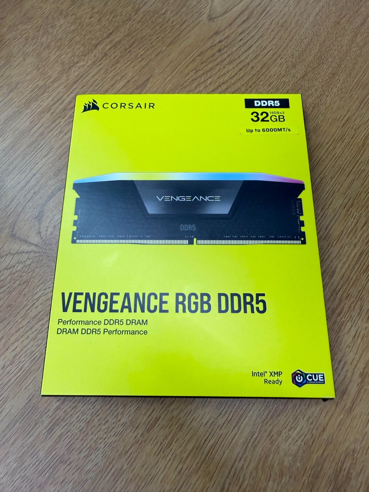 CORSAIR Vengeance RGB 32GB (2 x 16GB) RAM DDR5 6000 CMH32GX5M2E6000C36