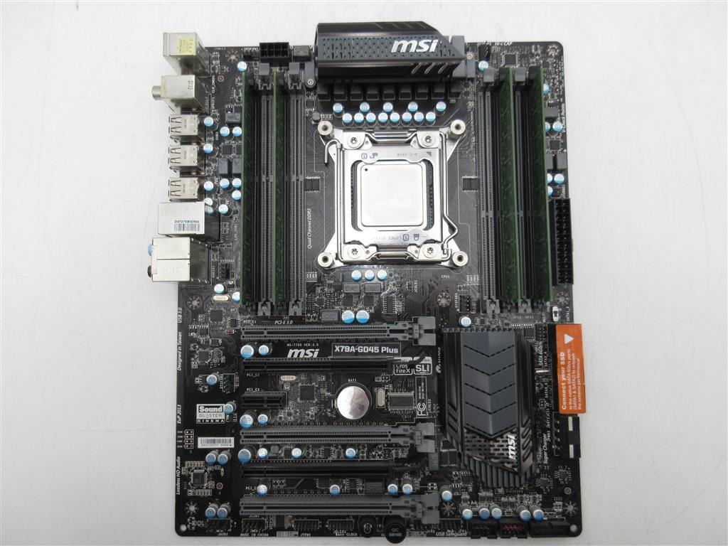 MSI X97A-GD45 Plus Intel Core i7-3820 3.6GHz 4GB RAM LGA 2011 ATX Motherboard