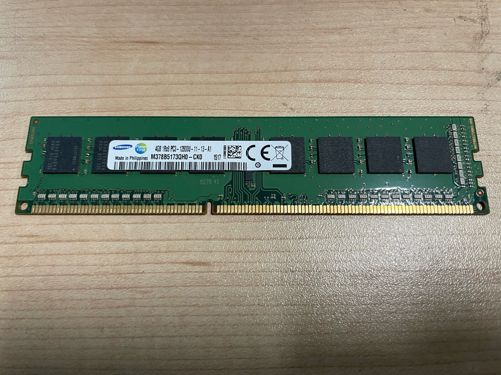 Samsung PC3-12800U DDR3 4GB Memory Module M378B5173QH0-CK0