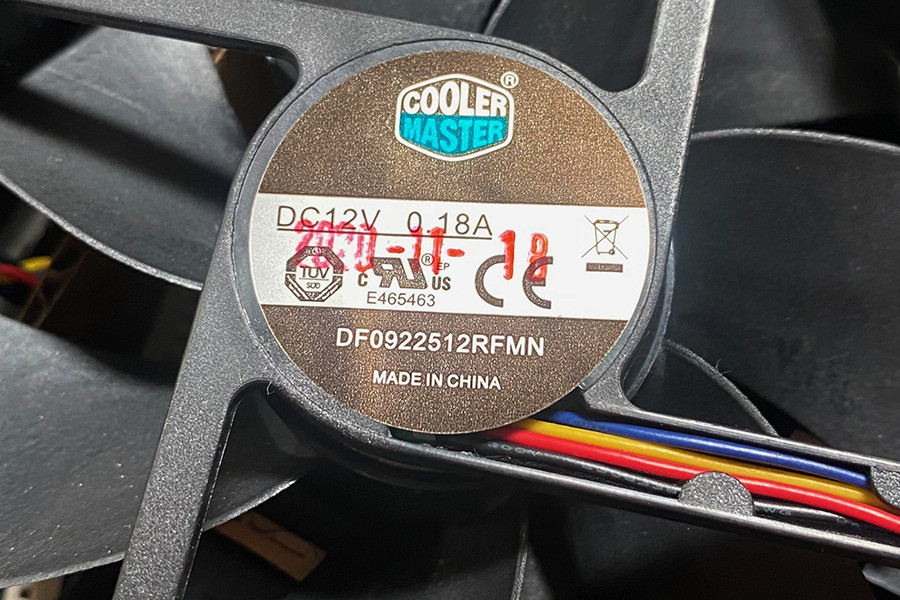 Cooler Master 4 Pin PWM Case Fan / CPU Fan 92x92x25mm Quiet