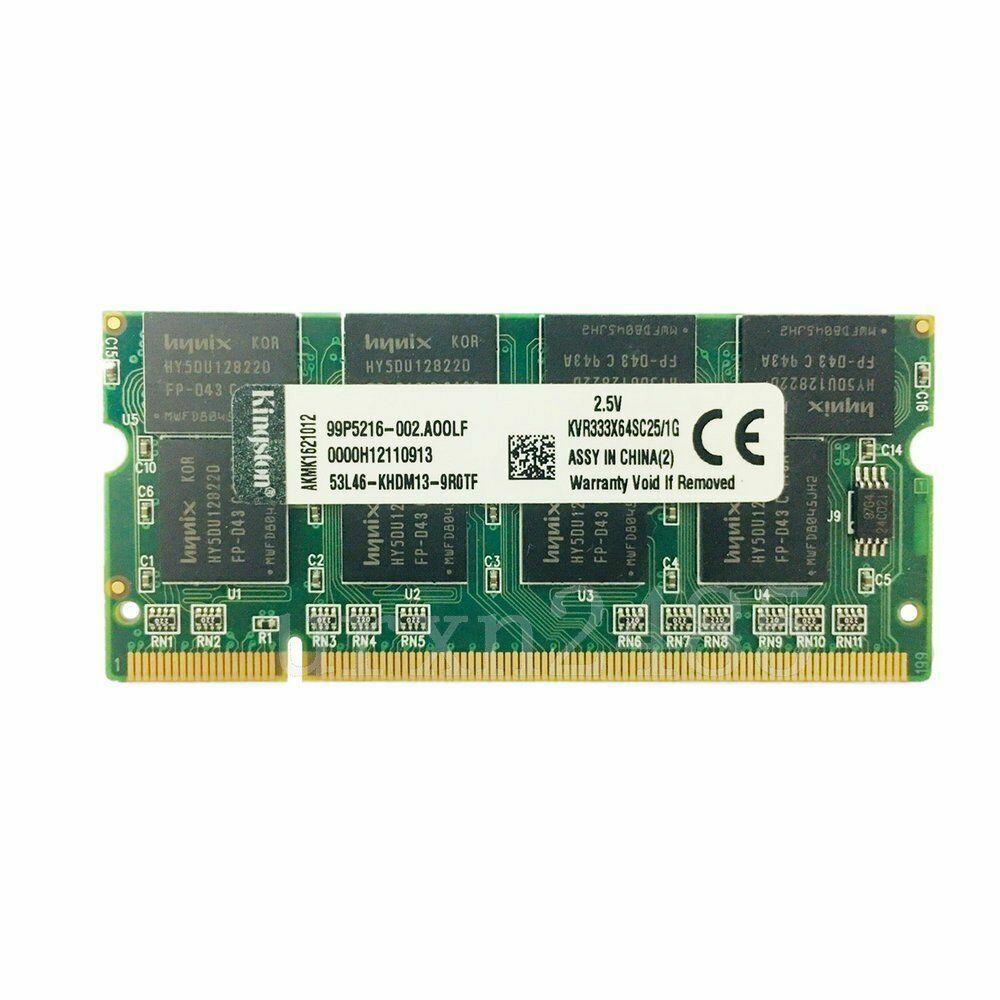 1GB HP Pavilion / Compaq Presario PC2100/PC2700 DDR1 Notebook/Laptop Memory RAM