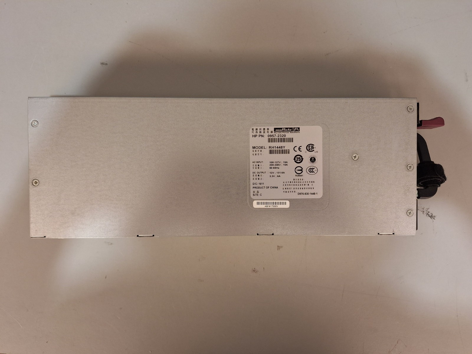 HP Integrity 0957-2320 RX3600 RX6600 Server 1600W Pwr Supply RH1448