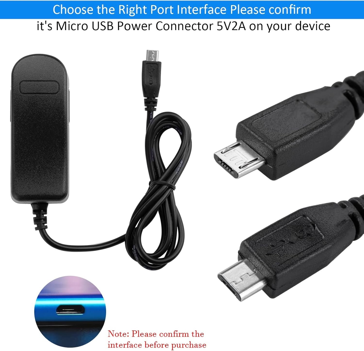 Universal 5V 2A Micro USB Power Adapter – Reliable and Portable Charging