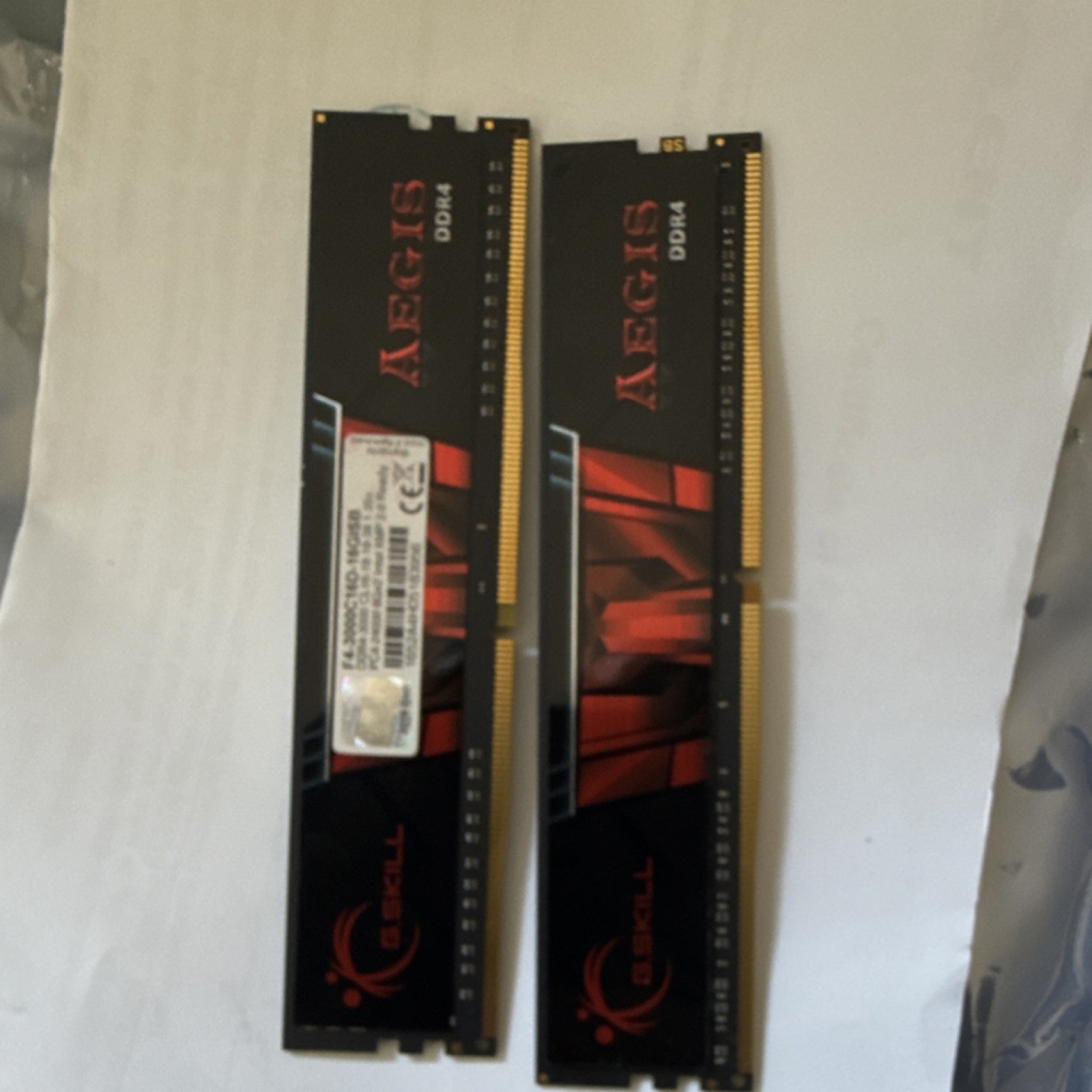 G.SKILL Aegis DDR4-3000 16GB (2x8GB) DIMM PC4-24000 Intel XMP 2.0 Ready RAM Kit