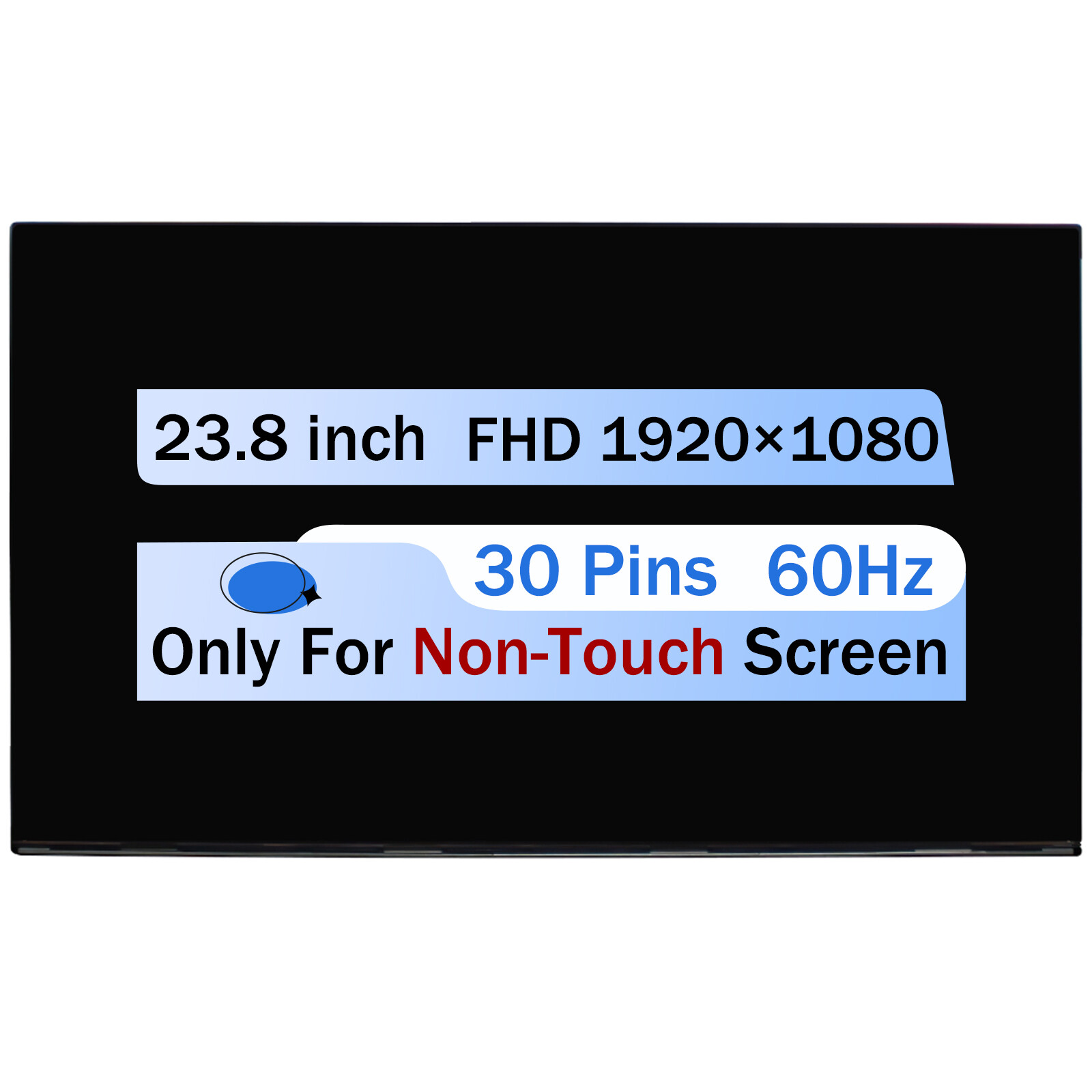 23.8″ for Dell OptiPlex 7460 7470 AIO LCD Non-Touch Screen Display FHD 1920×1080