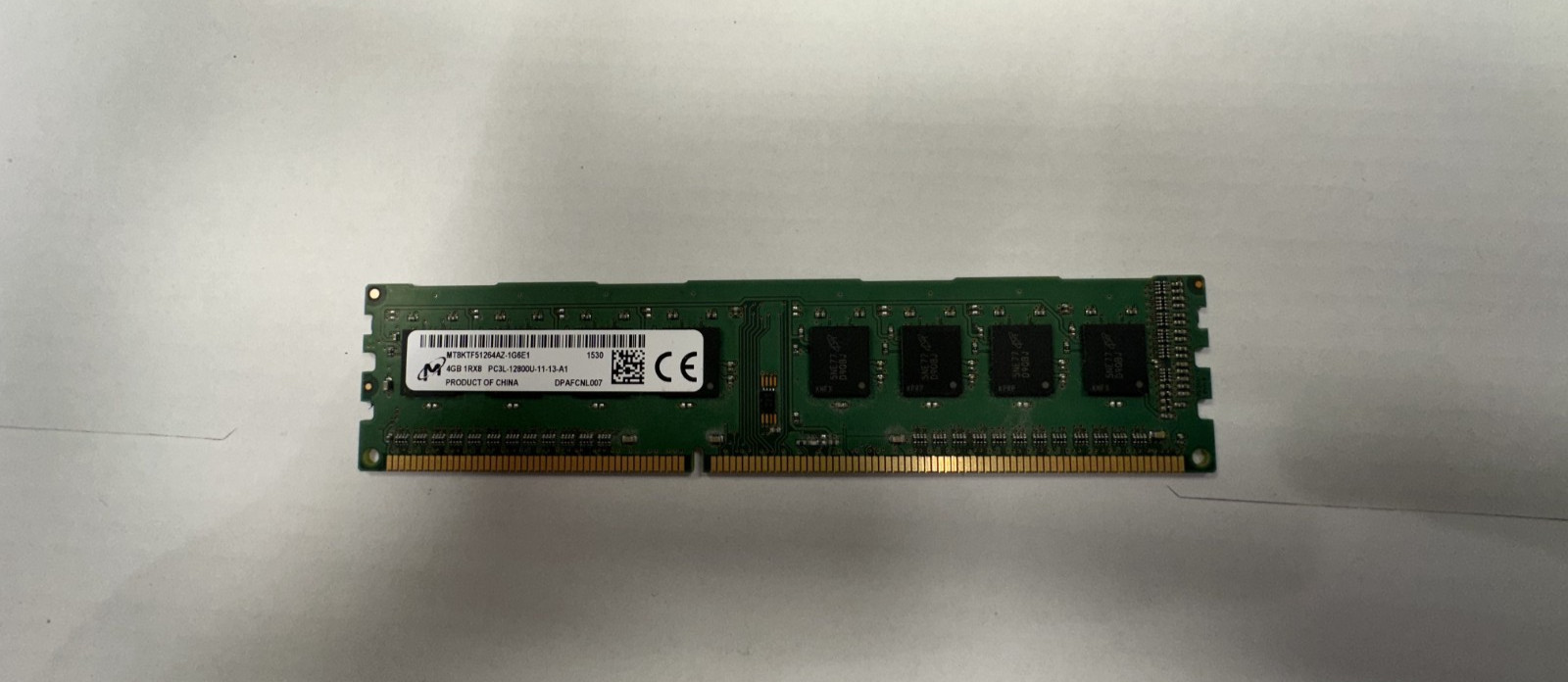 Micron 4GB PC3-12800 (DDR3-1600) Memory – MT8JTF51264AZ-1G6E1