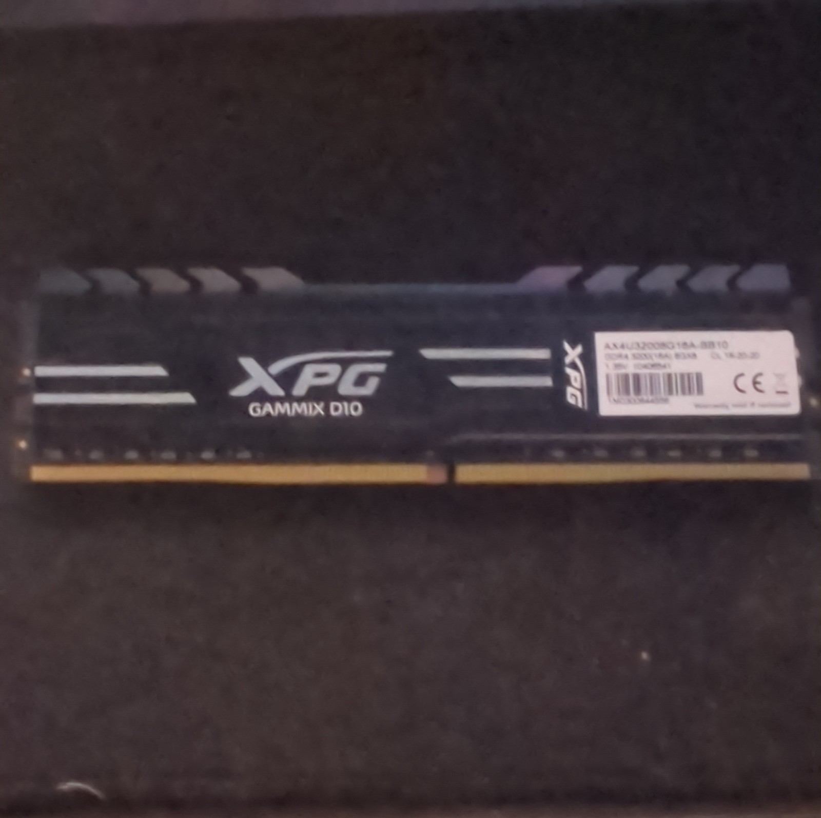 XPG GAMMIX D10 8GB (1x8GB) RAM DDR4 3000MHz 10401564
