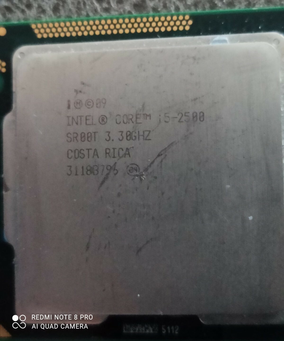 Intel Core i5-2500 3.3GHz 6MB 5.0GT/s SR00T LGA 1155 B Grade CPU Processor