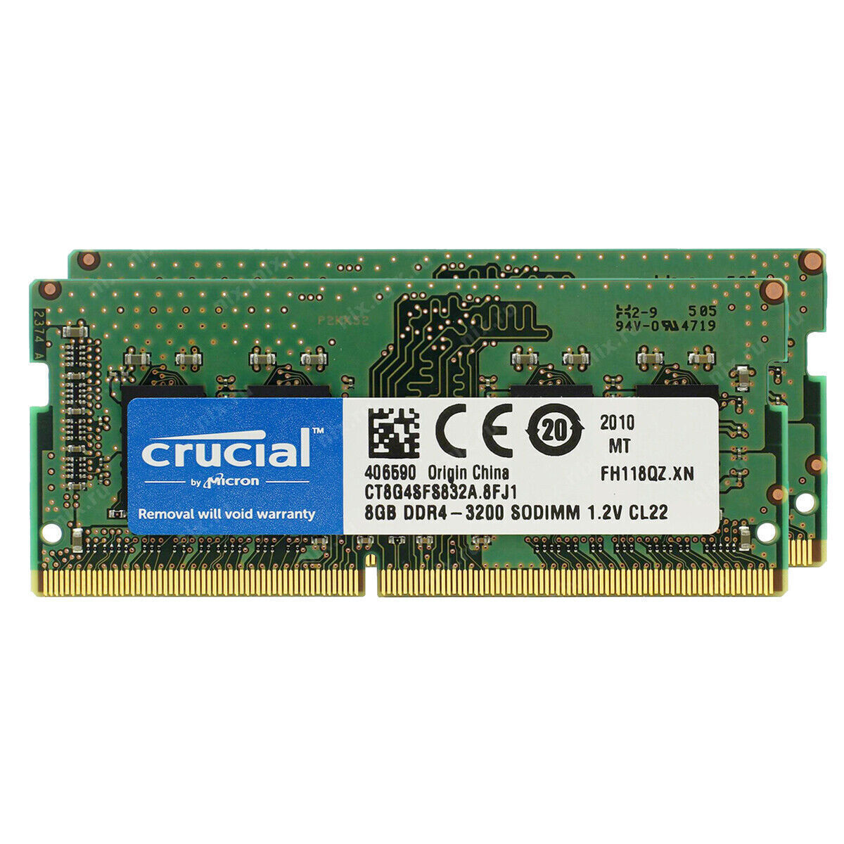 CRUCIAL 8GB DDR4 3200 MHz PC4-25600 Laptop SODIMM Non-ECC 260-Pin Memory RAM 8G
