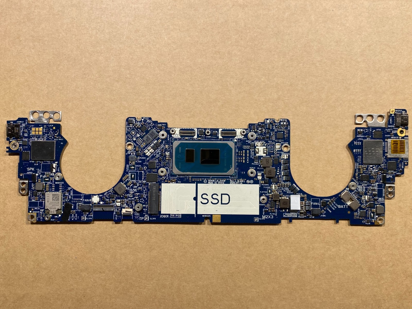 NEW Dell XPS 13 9310 Motherboard Intel i7-1185G7 16GB 8R1JT DXP1F FWJMY LA-J143P