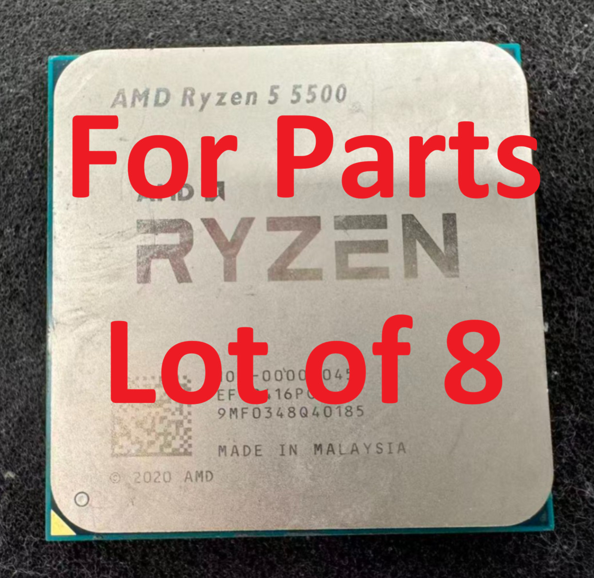 For Parts lot of 8 AMD Ryzen 5 5500 CPU (3.6GHz, 6 Cores, Socket AM4) Not work