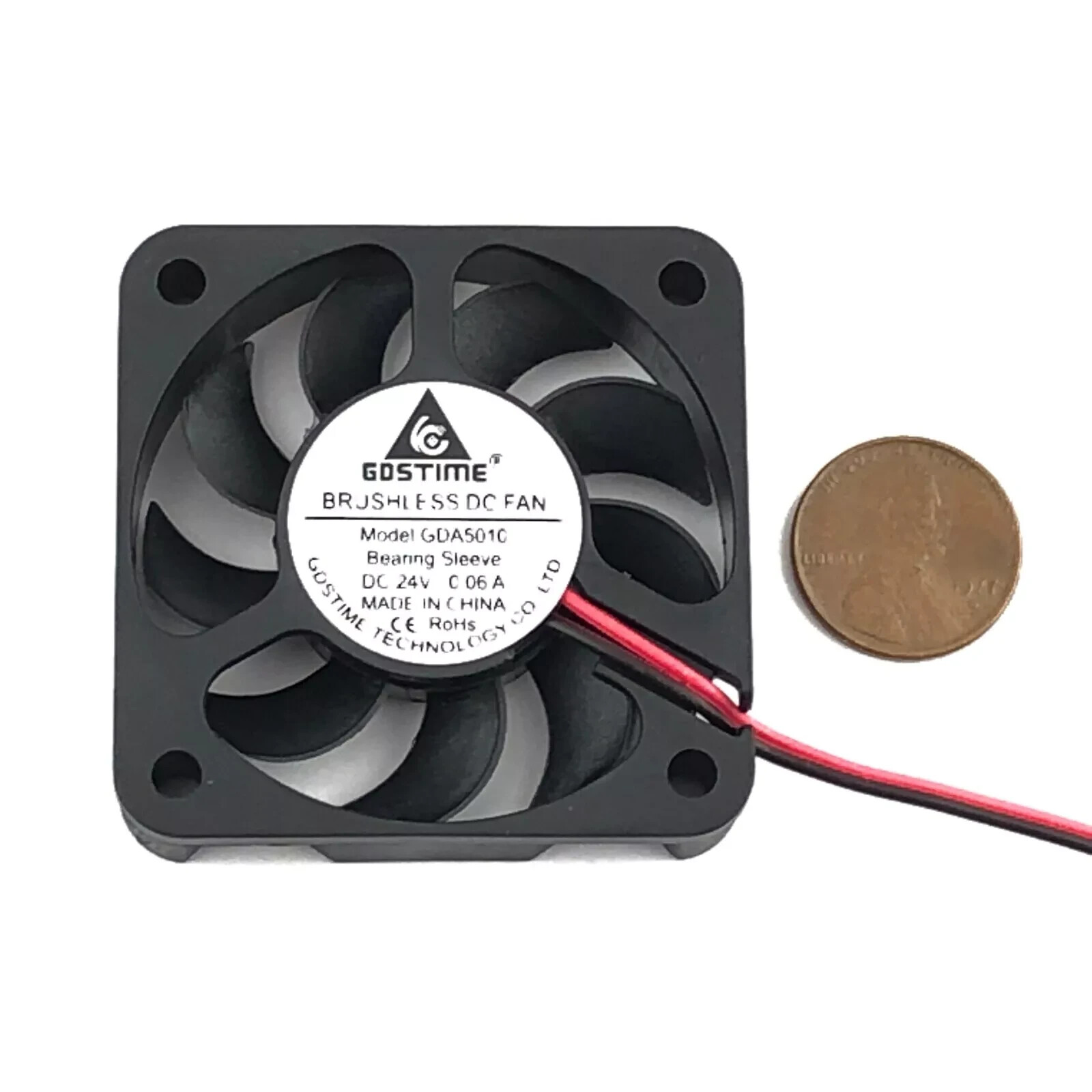 24V 50mm Cooling Computer Fan 5010 50x50x10mm DC 3D Printer 2-Pin C21 STAMP