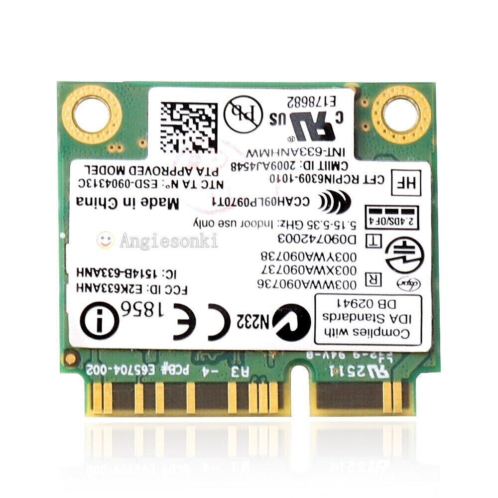 Intel Centrino Ultimate-N 6300 Wireless Card 802.11ABGN WiFi Adapter for Dell A