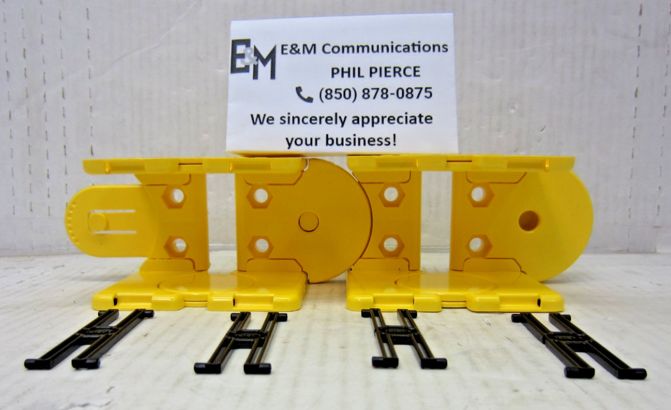 Telect 027-0000-4200 Yellow 2 in. WaveTrax Cablelinks(Set of 2 Links)19 In-Stock