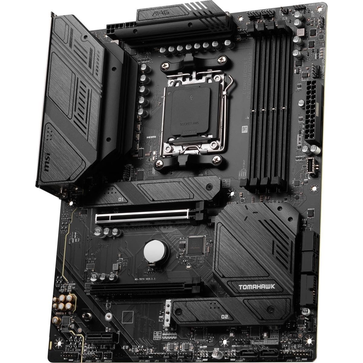 MSI MAG B650 Tomahawk WiFi Gaming Motherboard ATX, Information Not Available