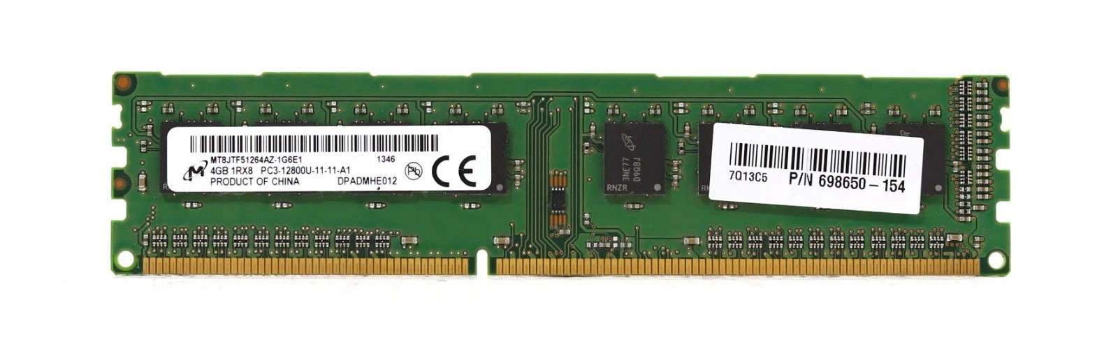 Micron 4GB 1RX8 PC3-12800U RAM MT8JTF51264AZ-1G6E1