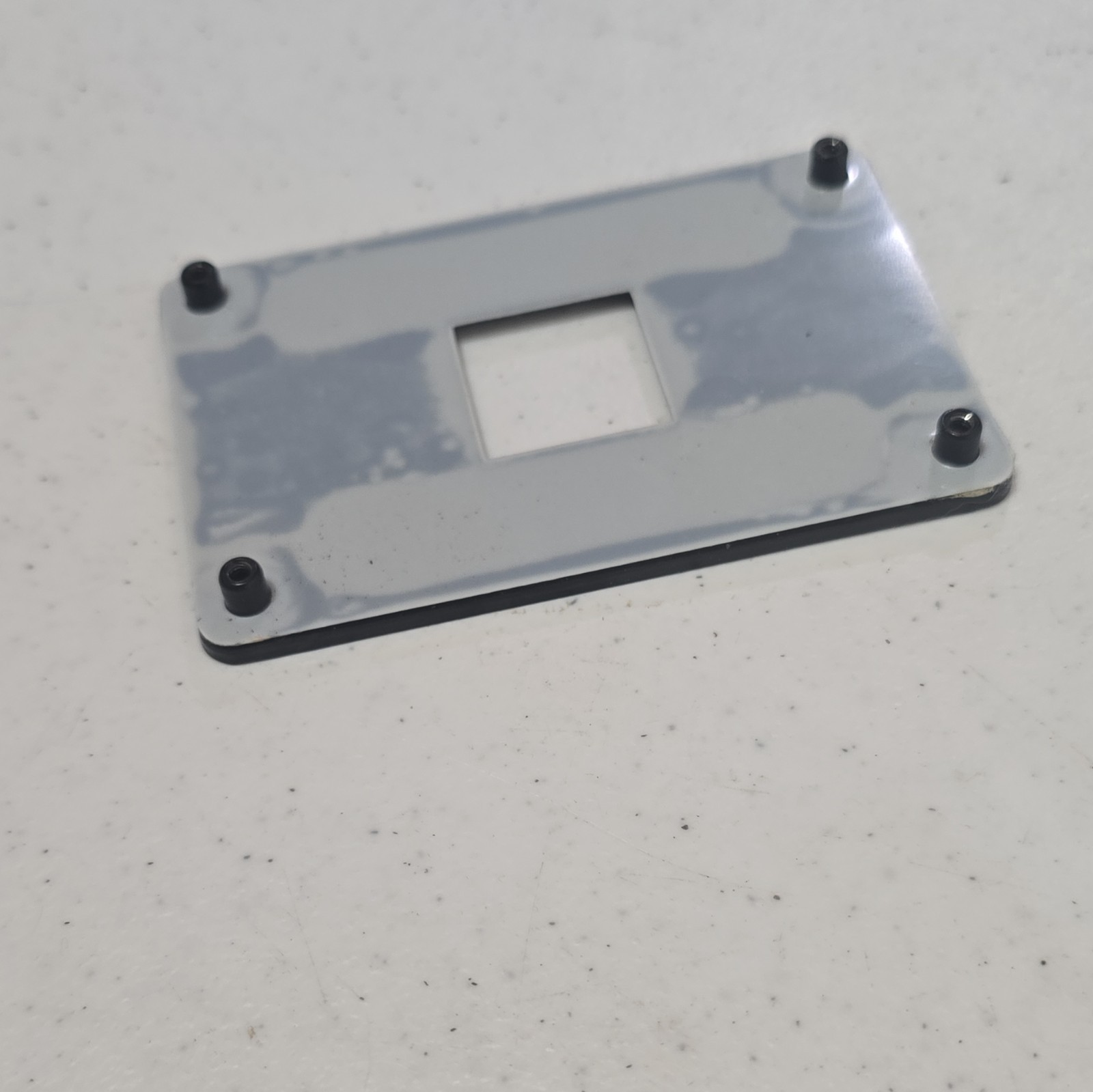CPU Heatsink Bracket Backplate Mounting Plate w/ 4 Standoffs Black
