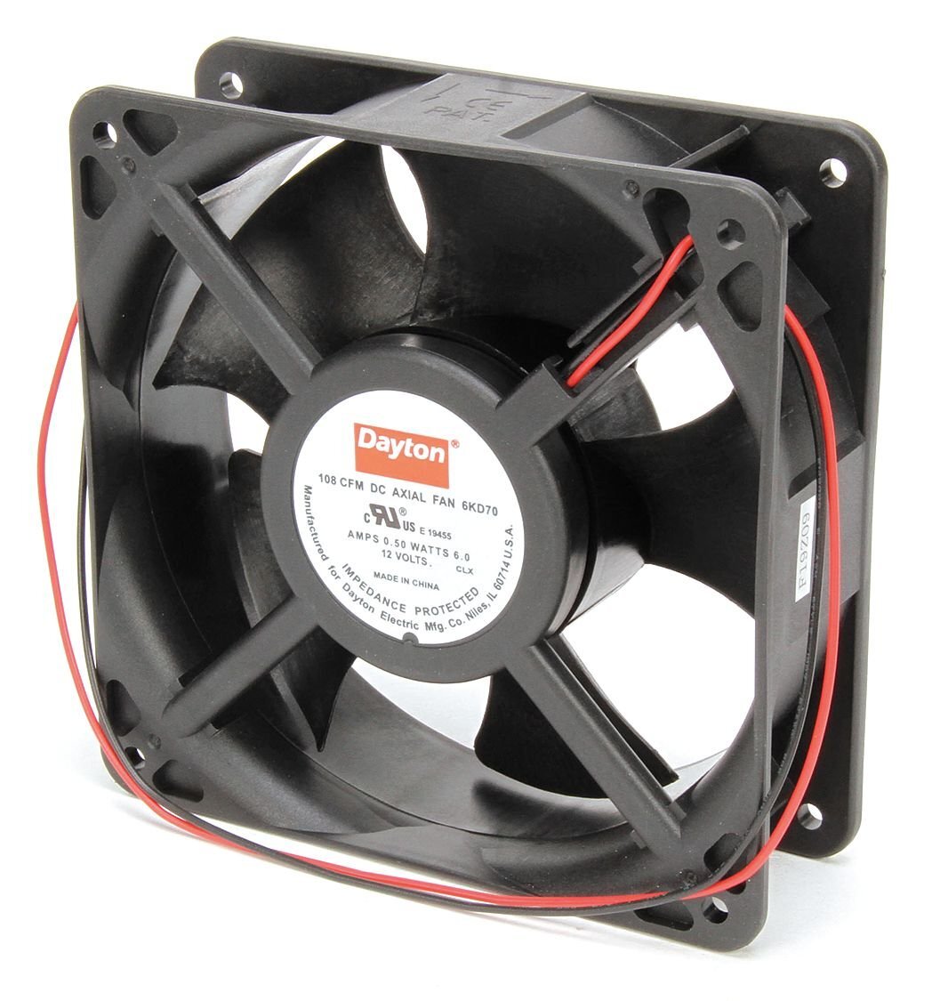 Dayton 6KD70 Fan Axial 108 CFM 12 V